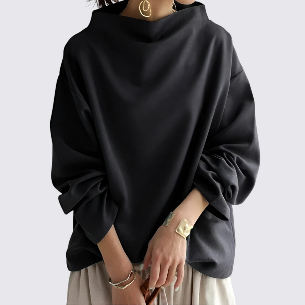 Long Sleeve Oversized Blouse for Women