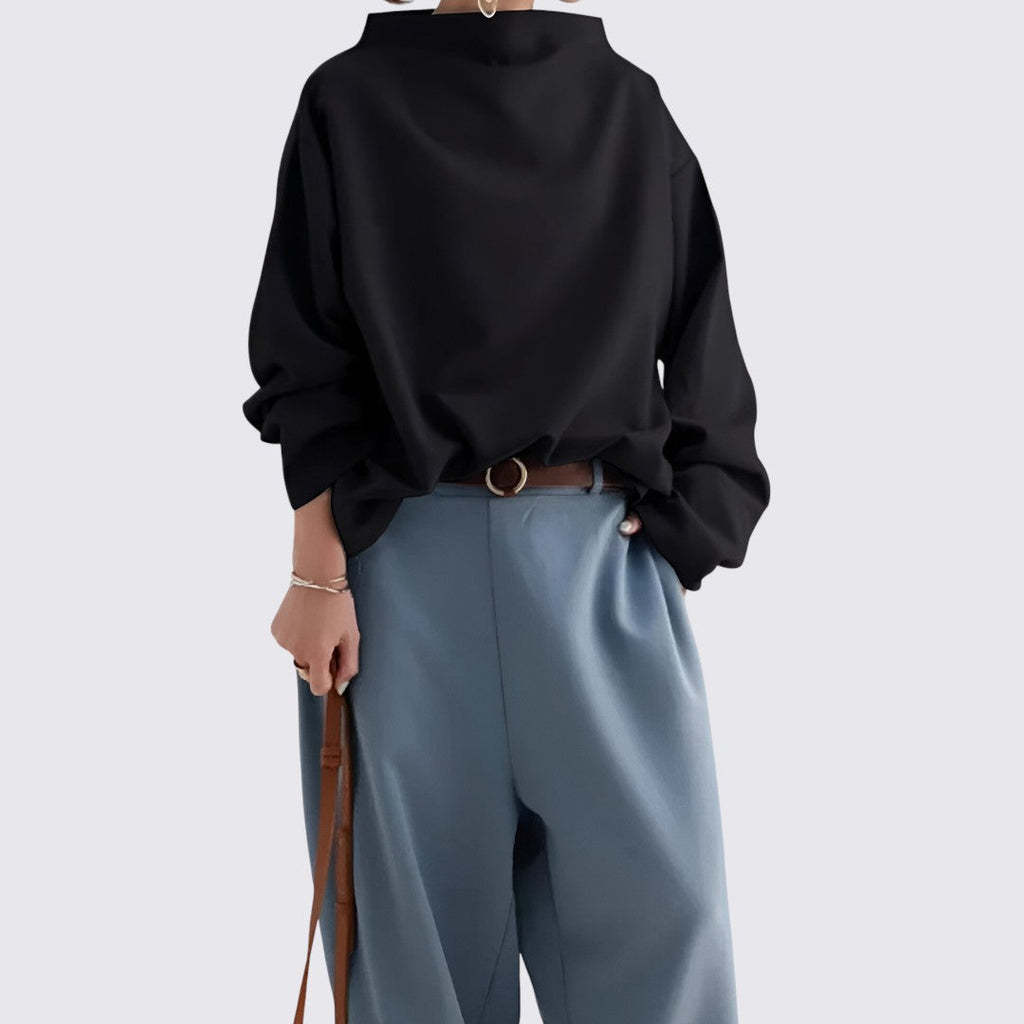 Long Sleeve Oversized Blouse for Women