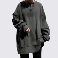 Oversized Long Sleeve Sweatshirt for Women