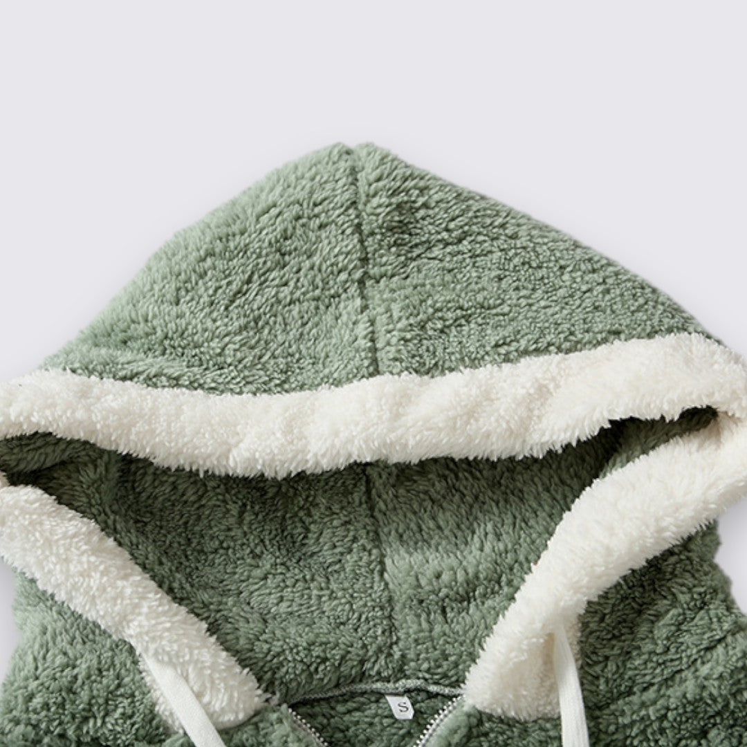 Hooded Zip-Up Jacket for Women