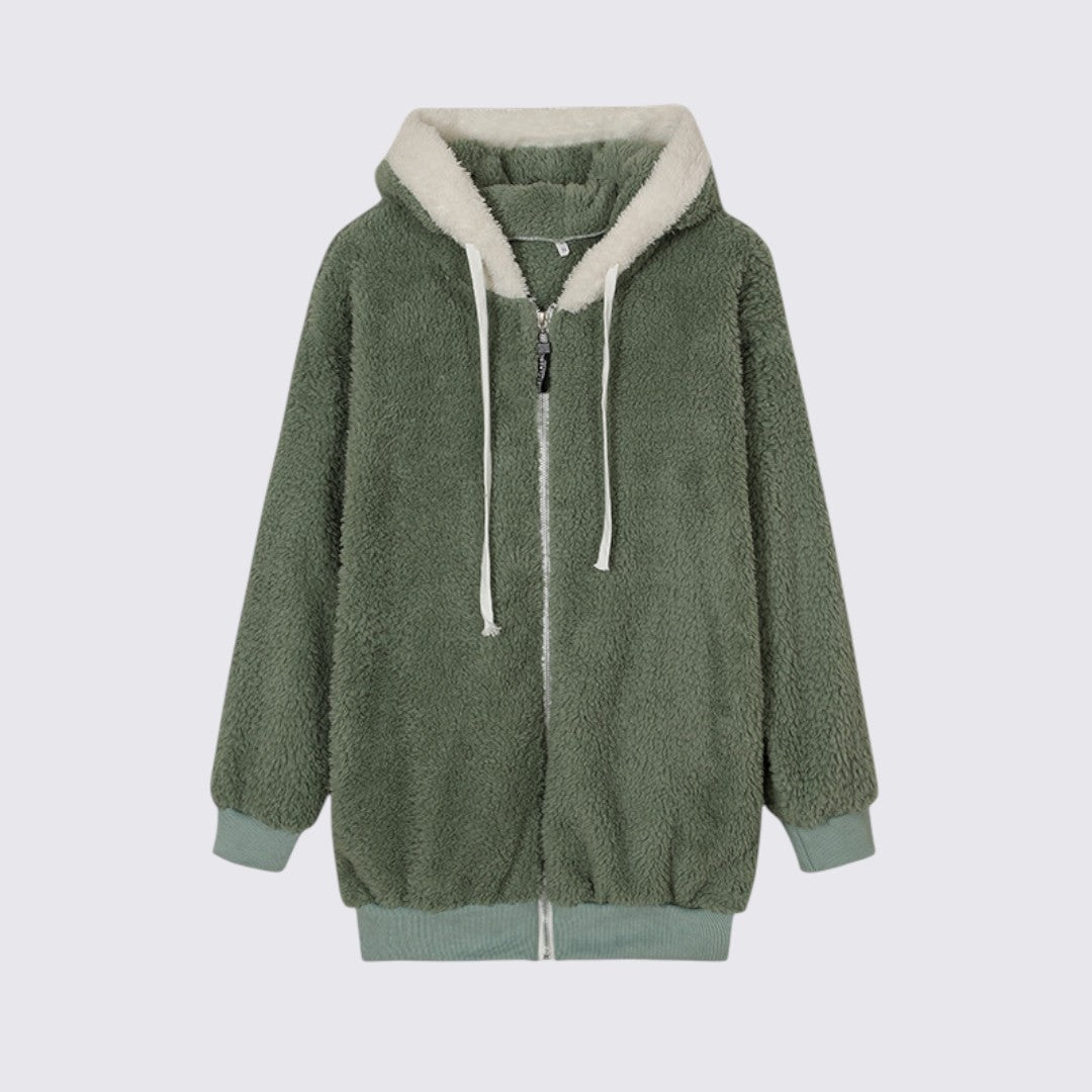 Hooded Zip-Up Jacket for Women