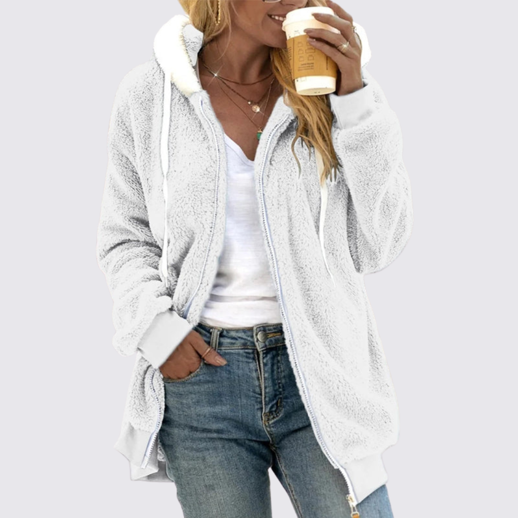 Hooded Zip-Up Jacket for Women