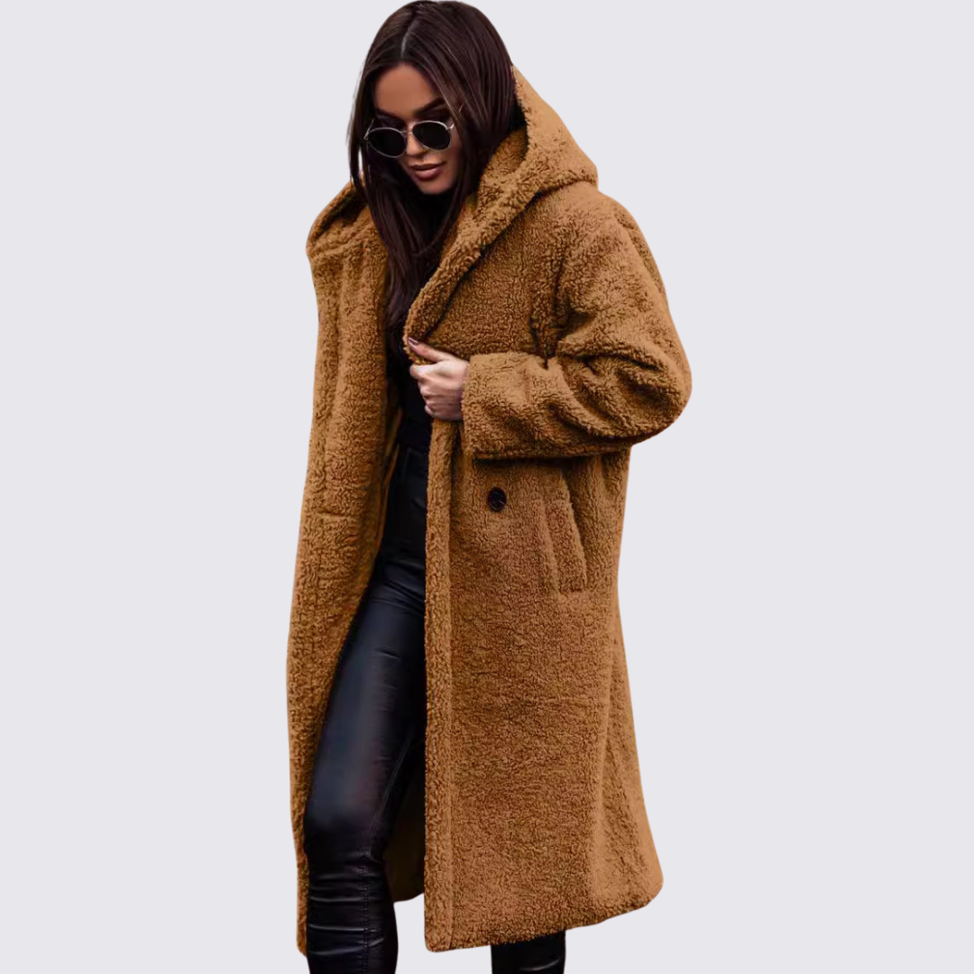 Hooded Teddy Coat for Women