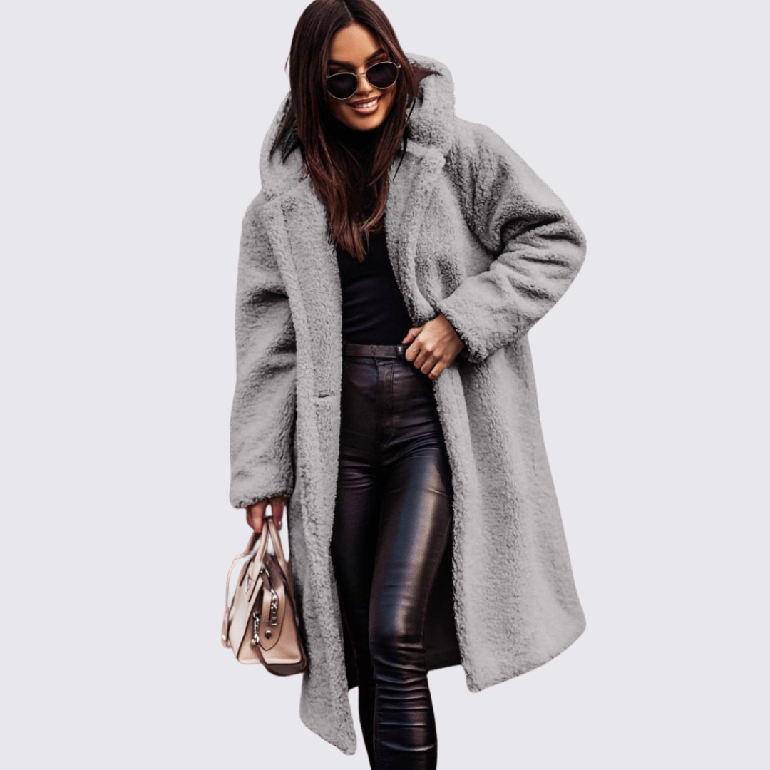 Hooded Teddy Coat for Women