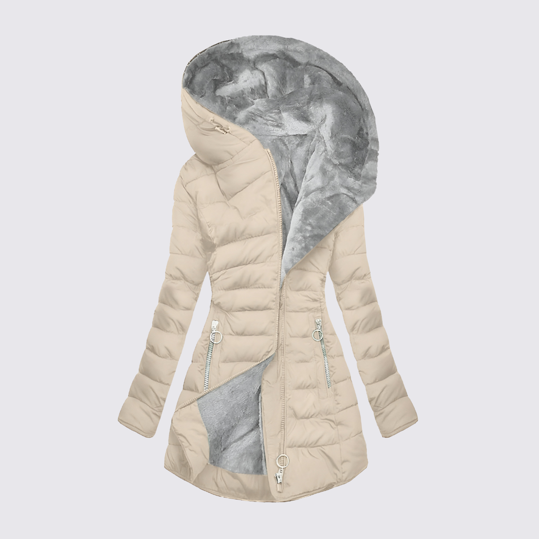 Hooded Puffer Jacket for Women