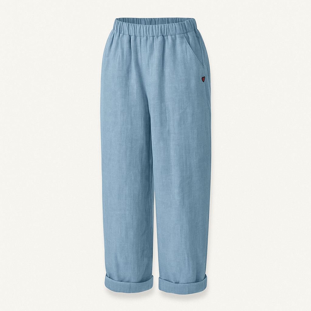Dini pants with soft line and side pockets