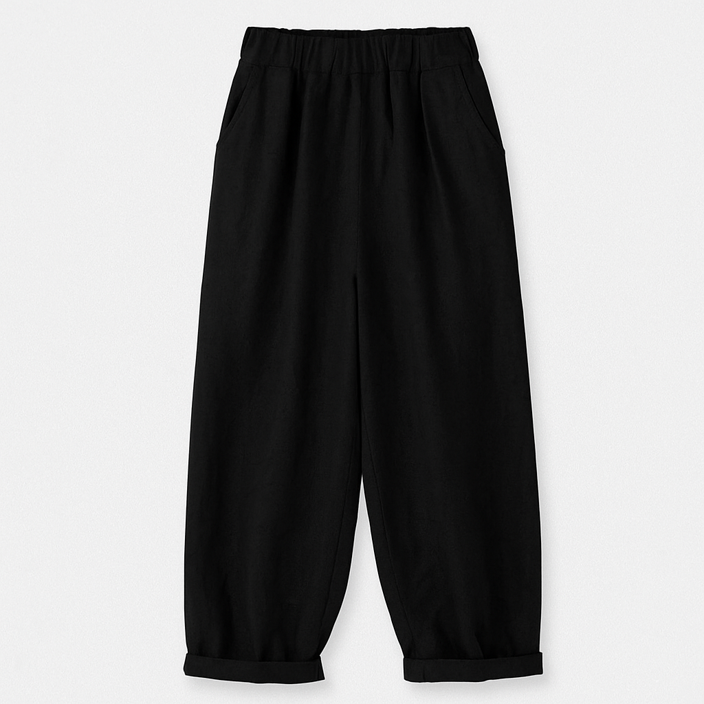 Dini pants with soft line and side pockets
