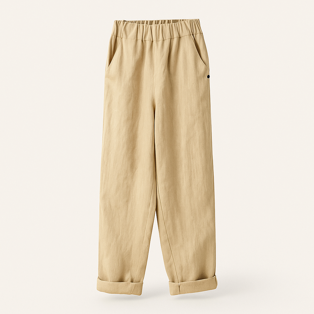 Dini pants with soft line and side pockets