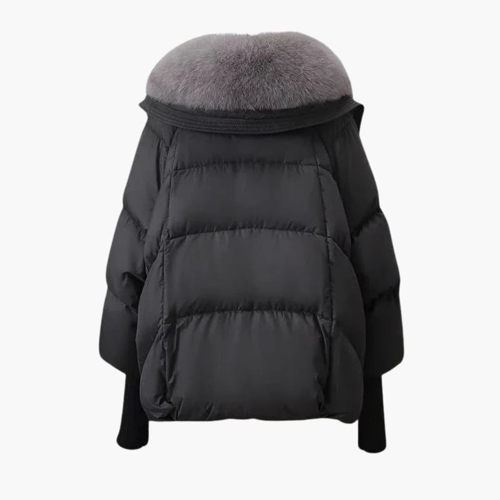 Fur Collar Puffer Jacket for Women