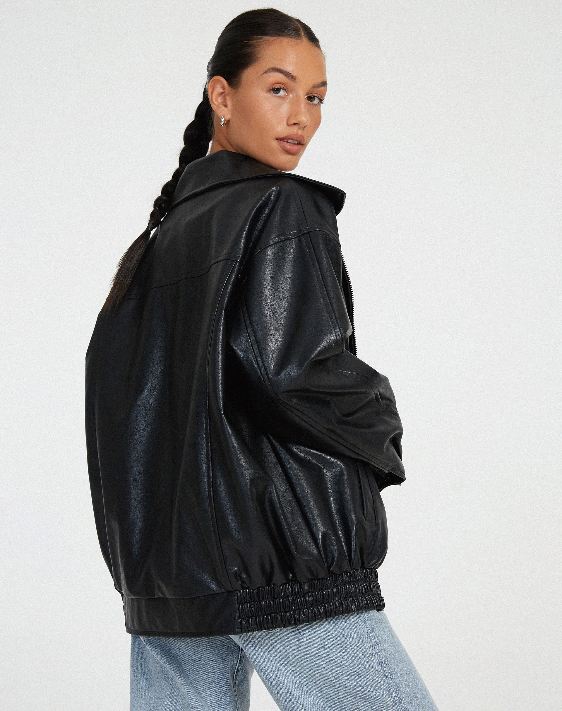Collared Bomber Jacket for Women