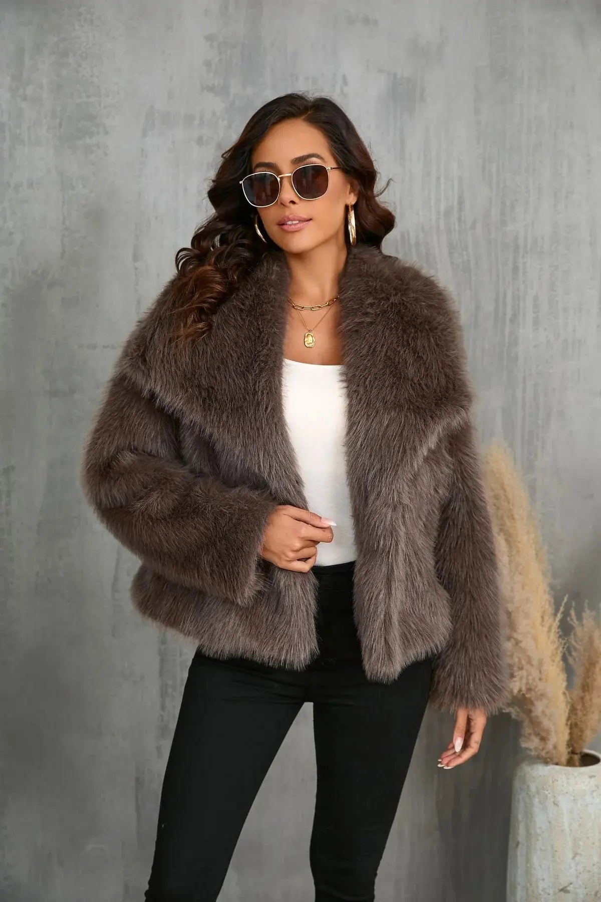 Ela | Women’s Faux Fur Coat