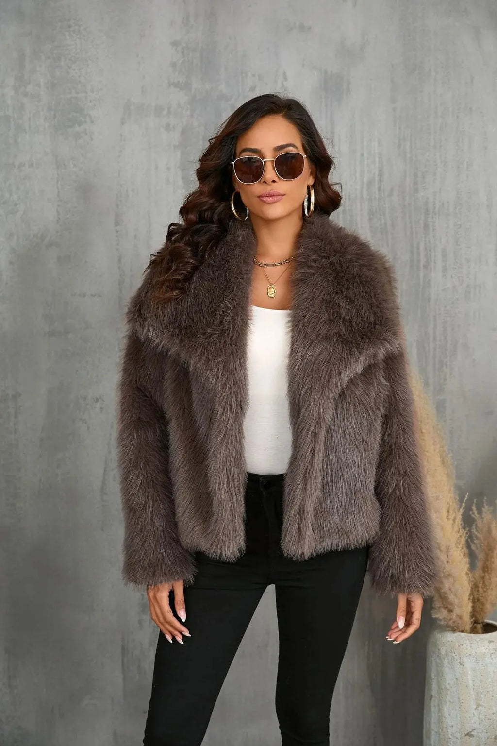 Ela | Women’s Faux Fur Coat