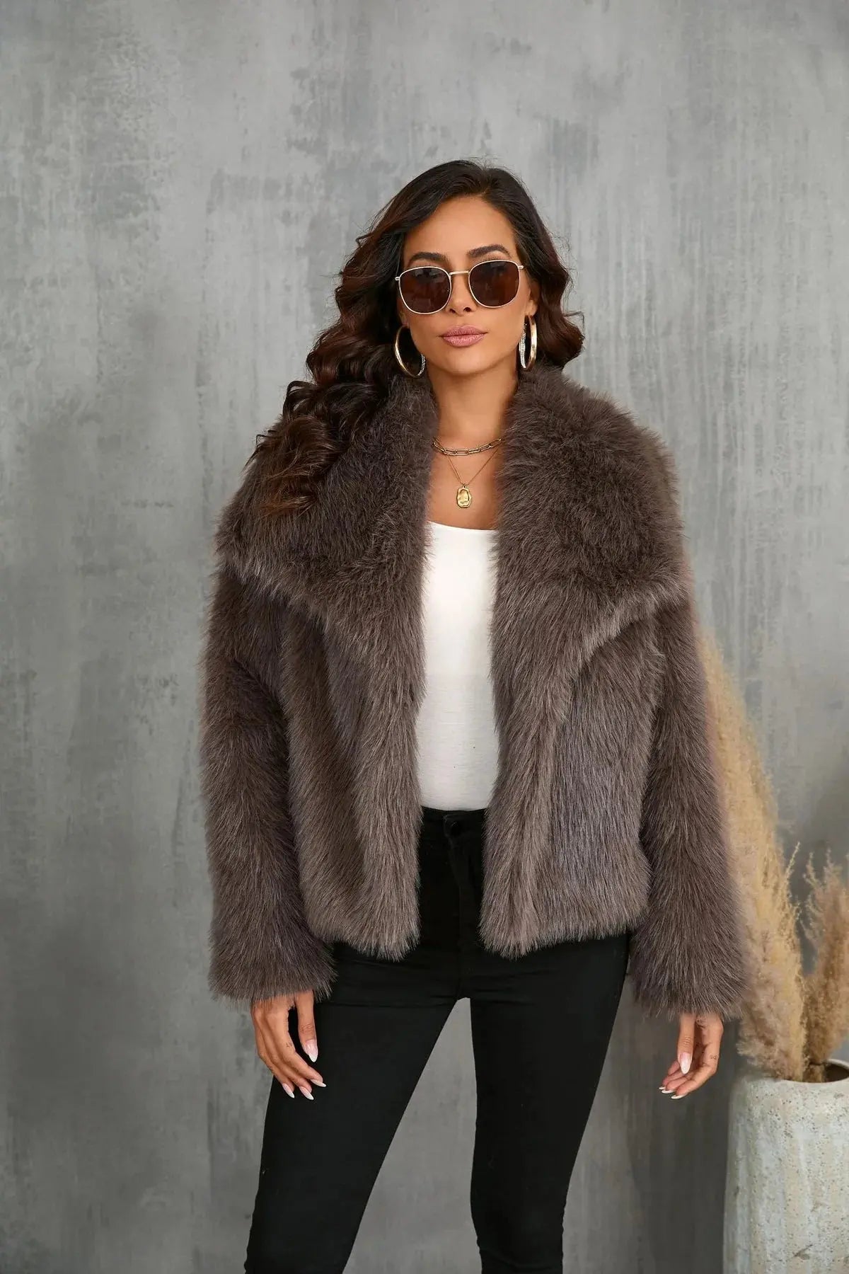 Ela | Women’s Faux Fur Coat