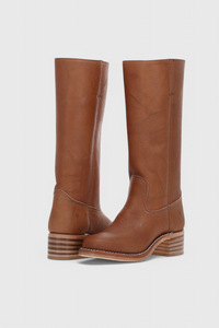 Ellaida | Women’s Leather Knee-High Heeled Boots