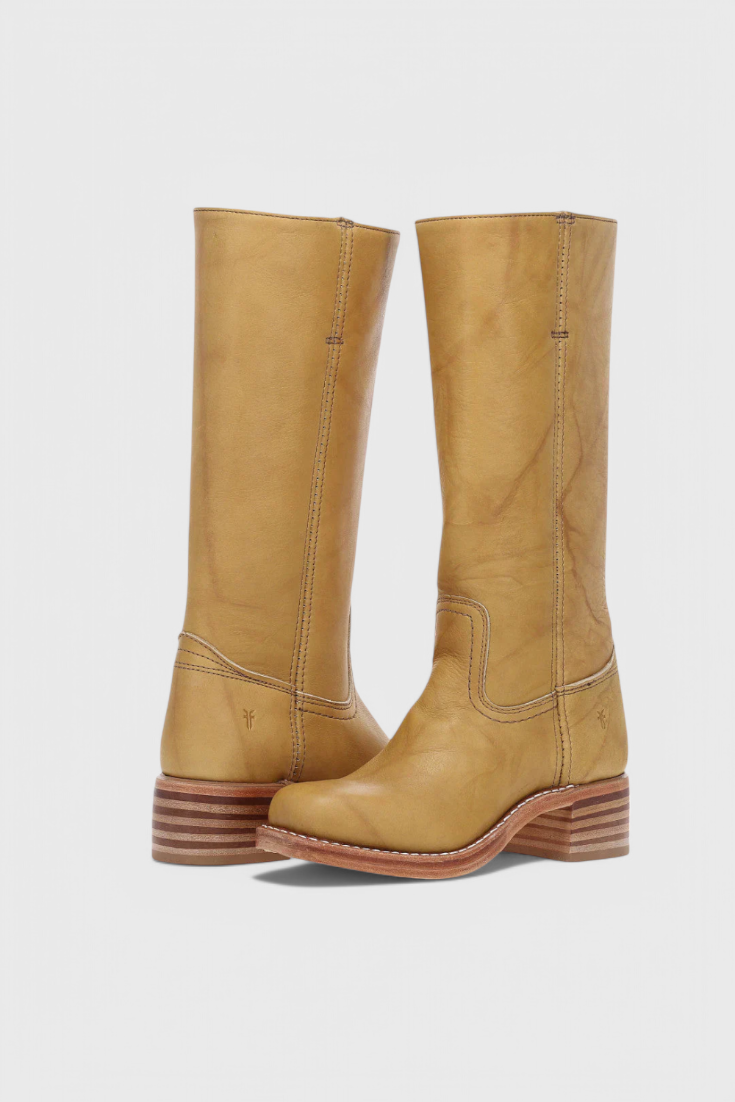 Ellaida | Women’s Leather Knee-High Heeled Boots