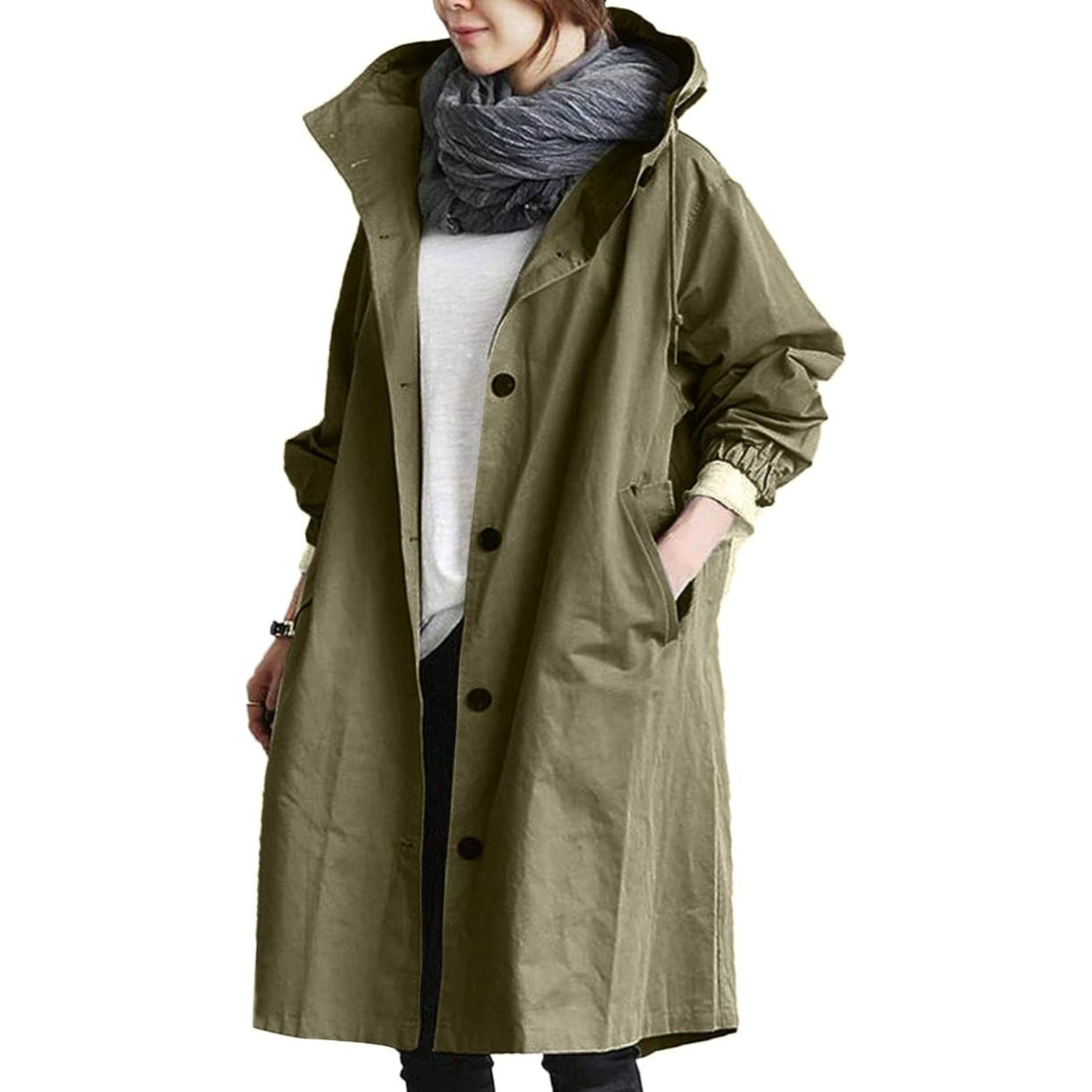 Elyna | Women's windproof and waterproof trench coat | Elegant