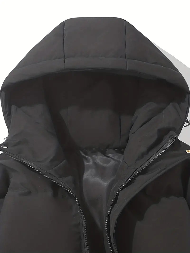 Hooded Quilted Jacket for Women