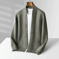 Kiera | Men’s Luxury Wool Twill Cardigan