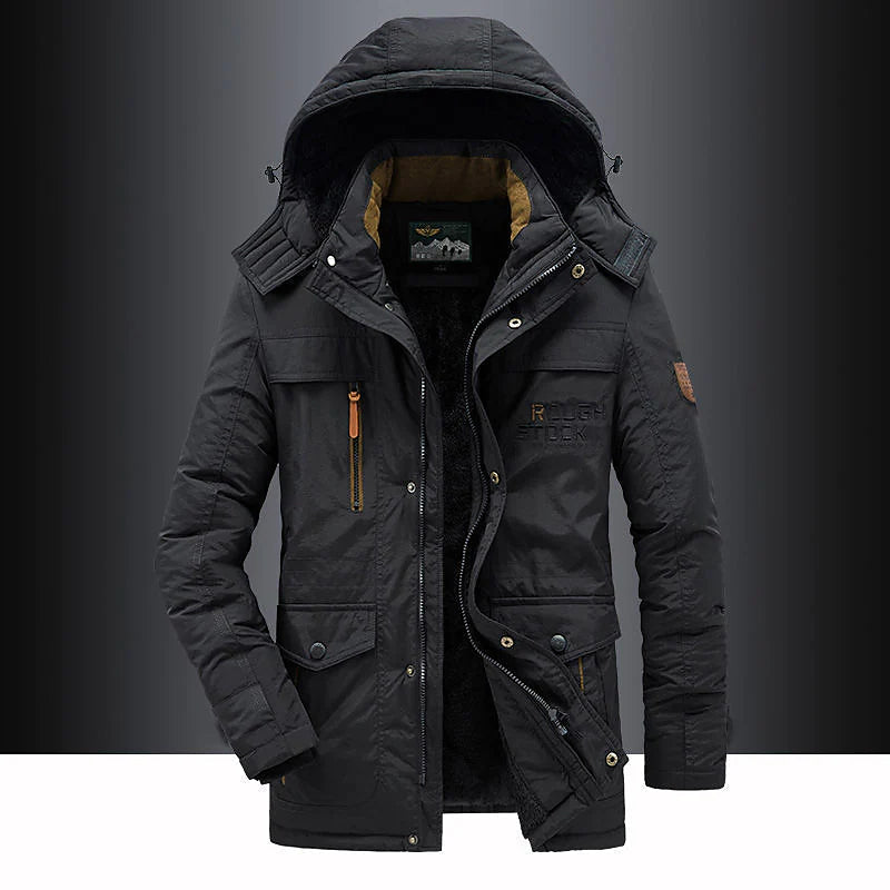 Faustino | Men’s Warm Hood Heavy-Duty Winter Jacket