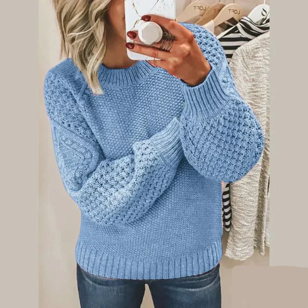 Winter Sweater for Women – Soft Cotton Blend Jumper for Comfortable Everyday Wear