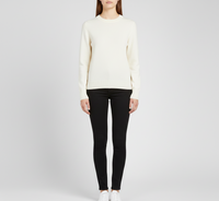 Women's soft cashmere crew neck sweater