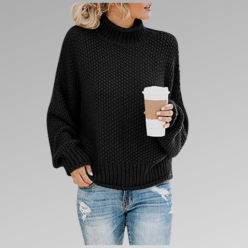 Chunky Knit Turtleneck Jumper – Warm, Cozy & Effortlessly Stylish