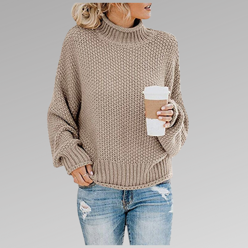 Chunky Knit Turtleneck Jumper – Warm, Cozy & Effortlessly Stylish
