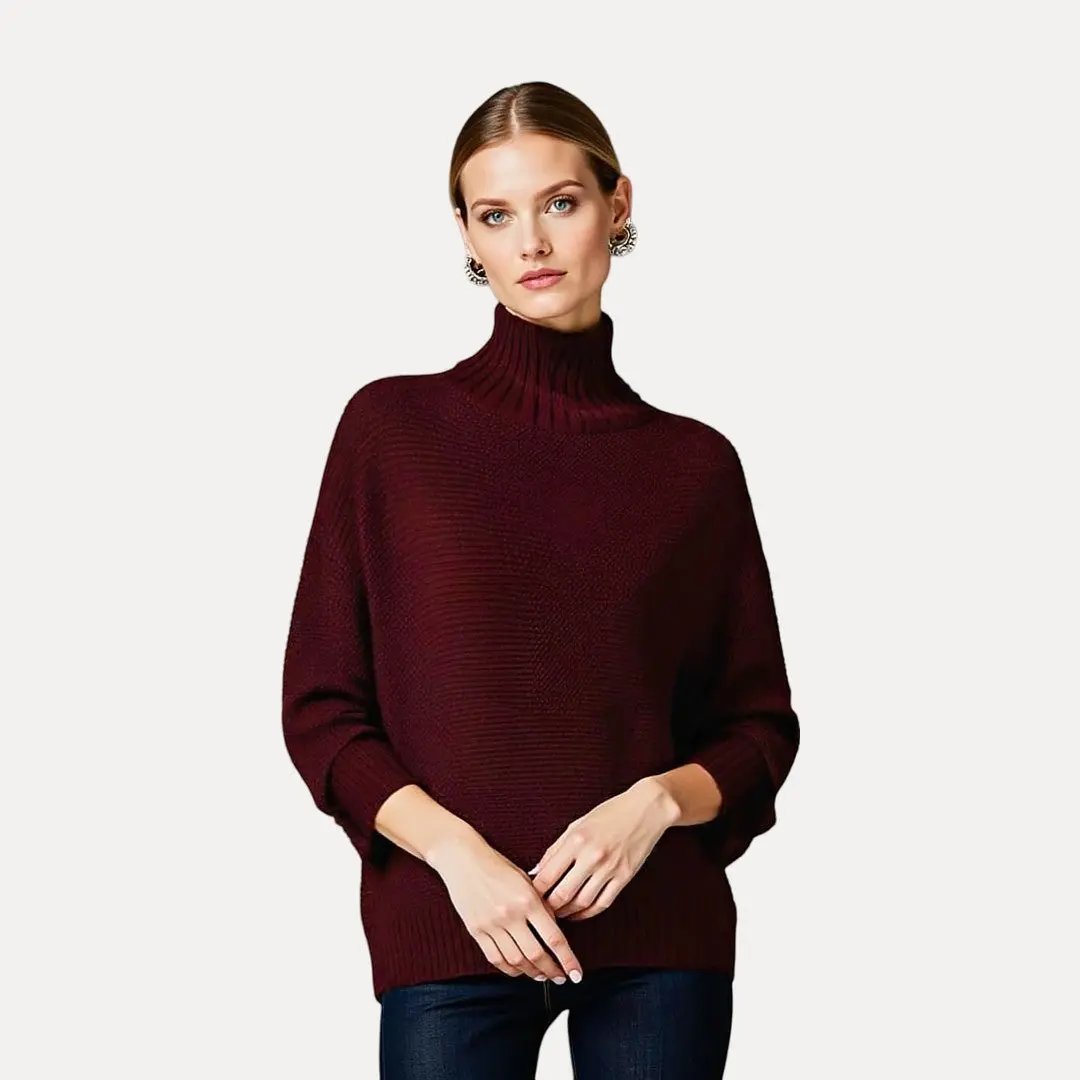 Jasmine | Women’s Turtleneck Wool Sweater
