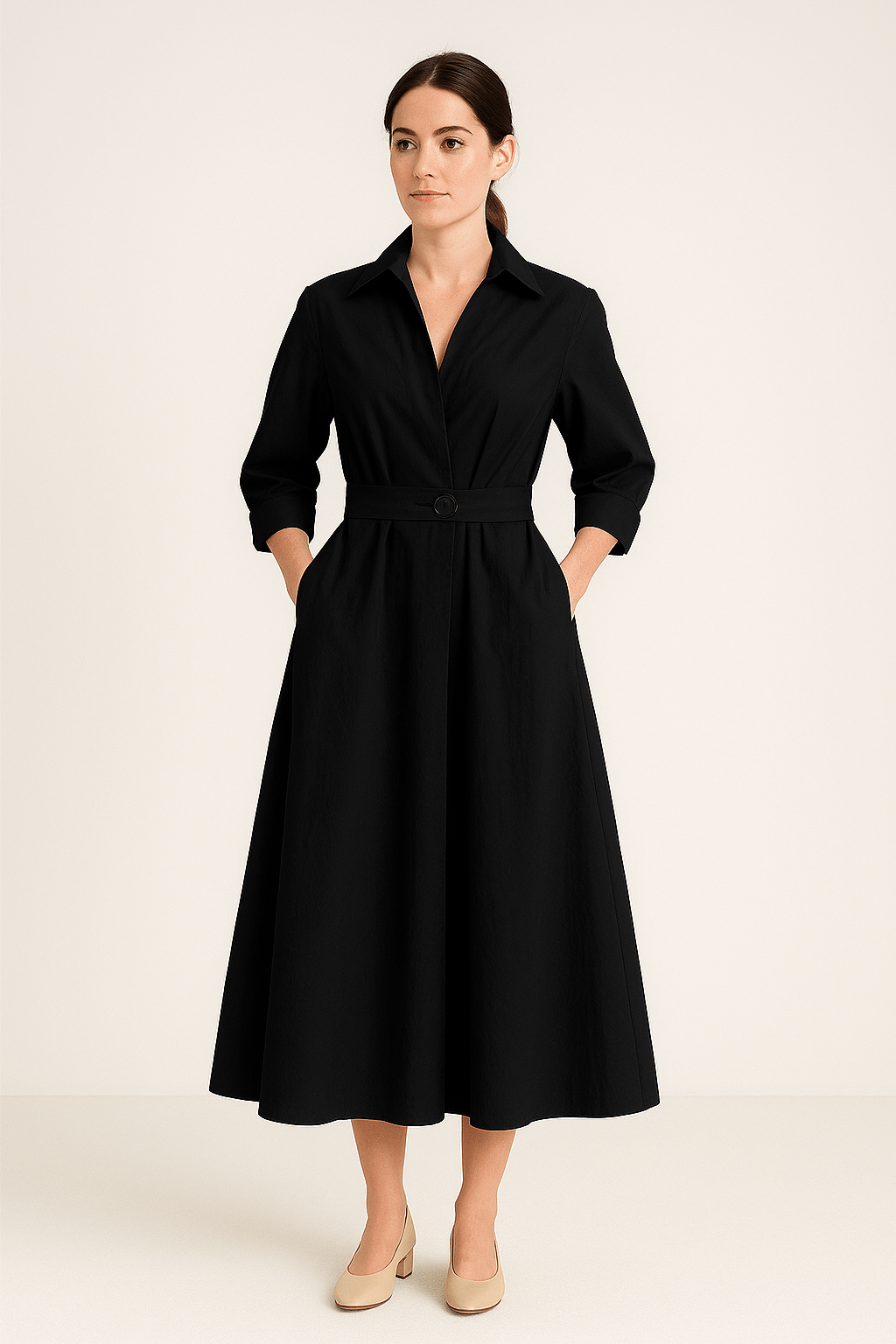 Jevonna | Women’s Cotton Shirt Dress
