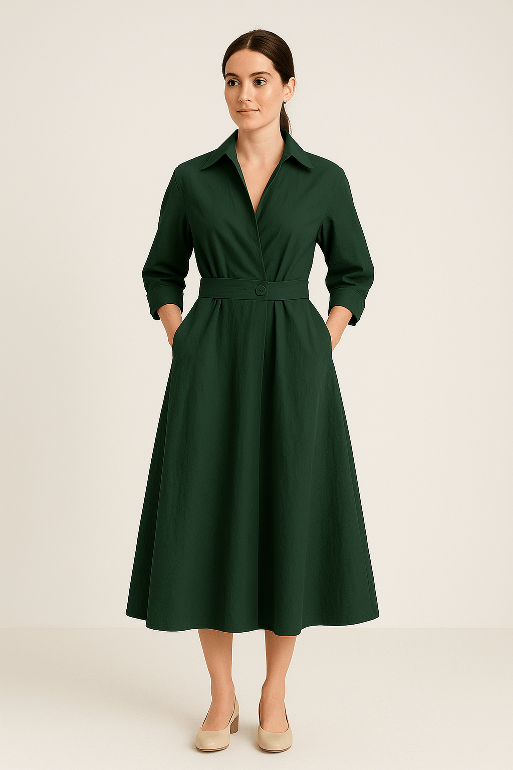 Jevonna | Women’s Cotton Shirt Dress