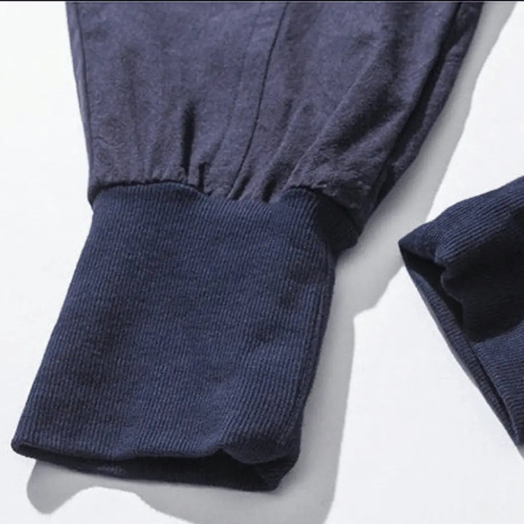Kenji | Men’s Premium Cotton Blend Drop-Crotch Pants
