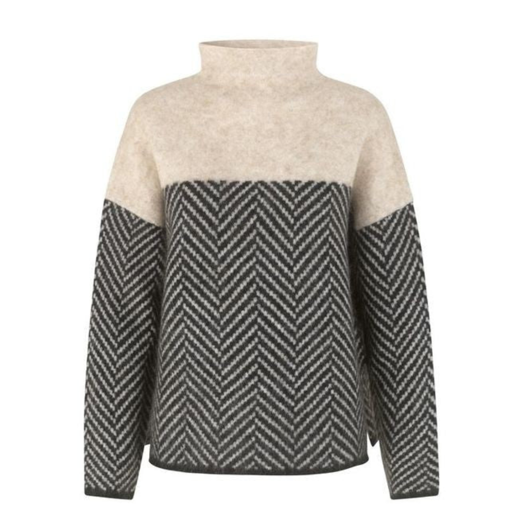 Chevron Pattern Sweater for Women