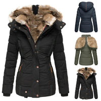 Hooded Puffer Jacket for Women