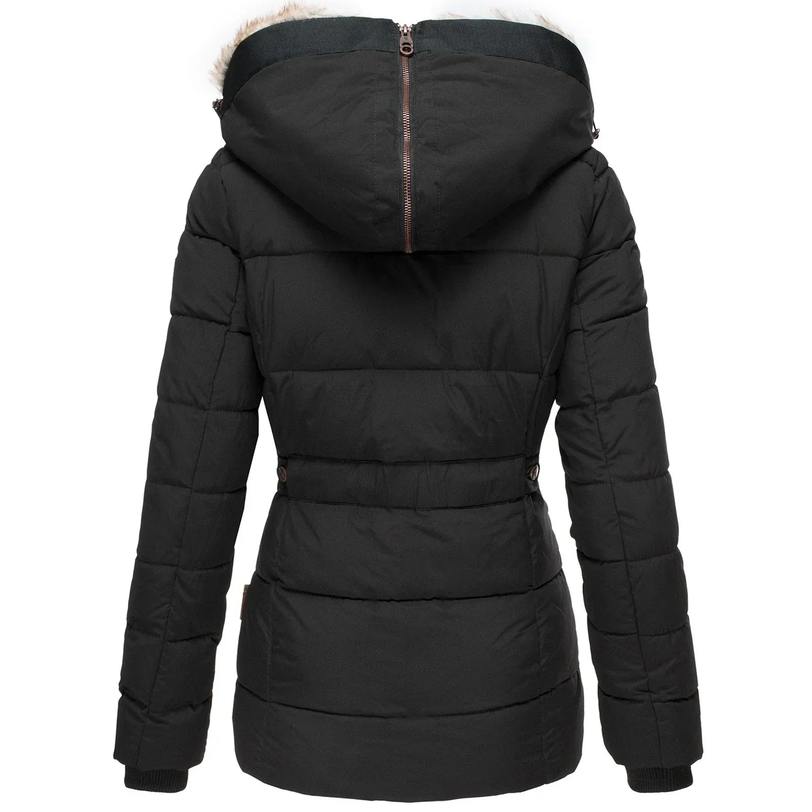 Hooded Puffer Jacket for Women