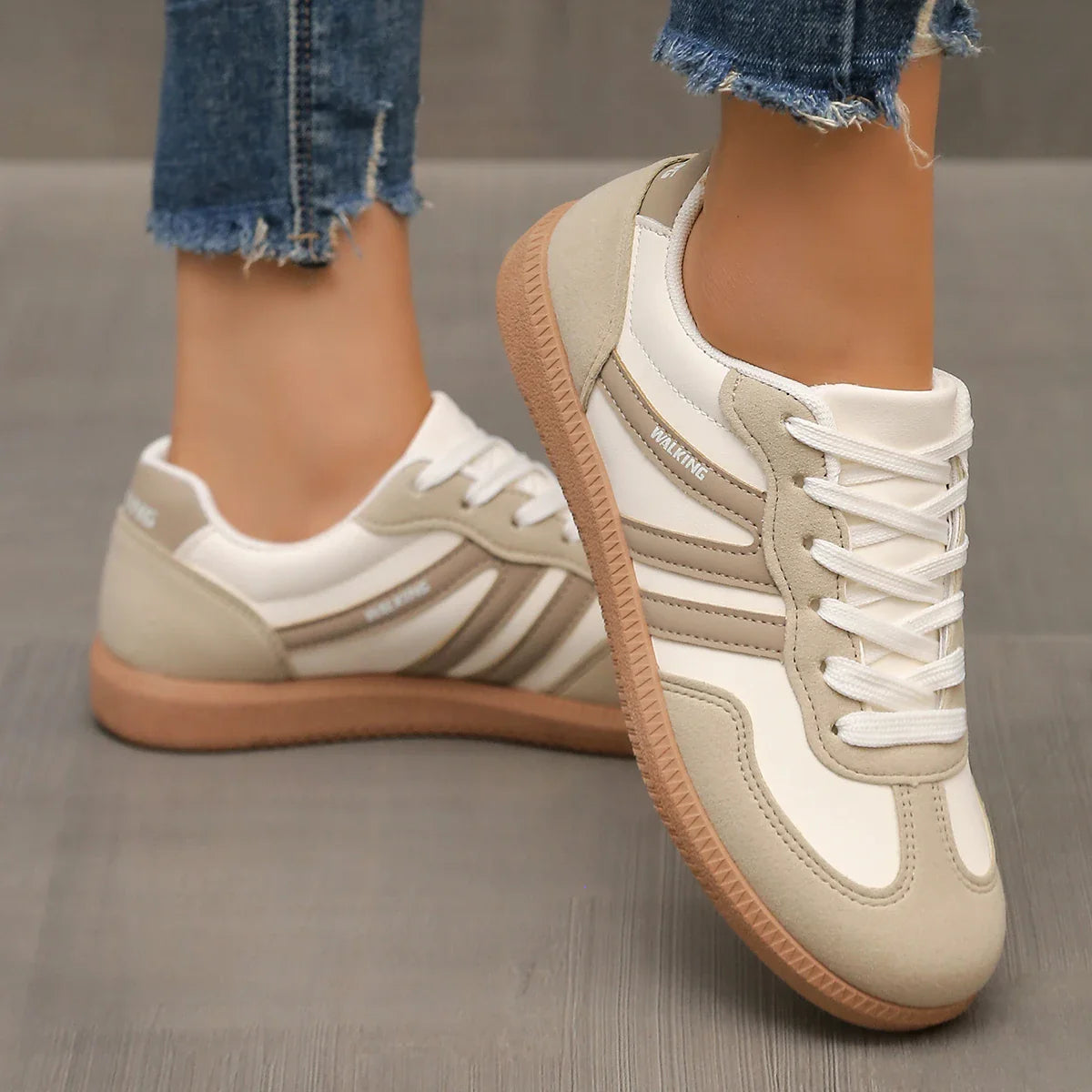 Women’s Lightweight Casual Trainers – Breathable Comfort Sneakers