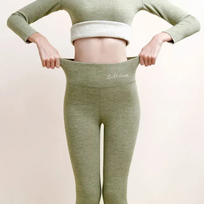 Lux | Women’s Cashmere-Blend Thermal Fleece Leggings