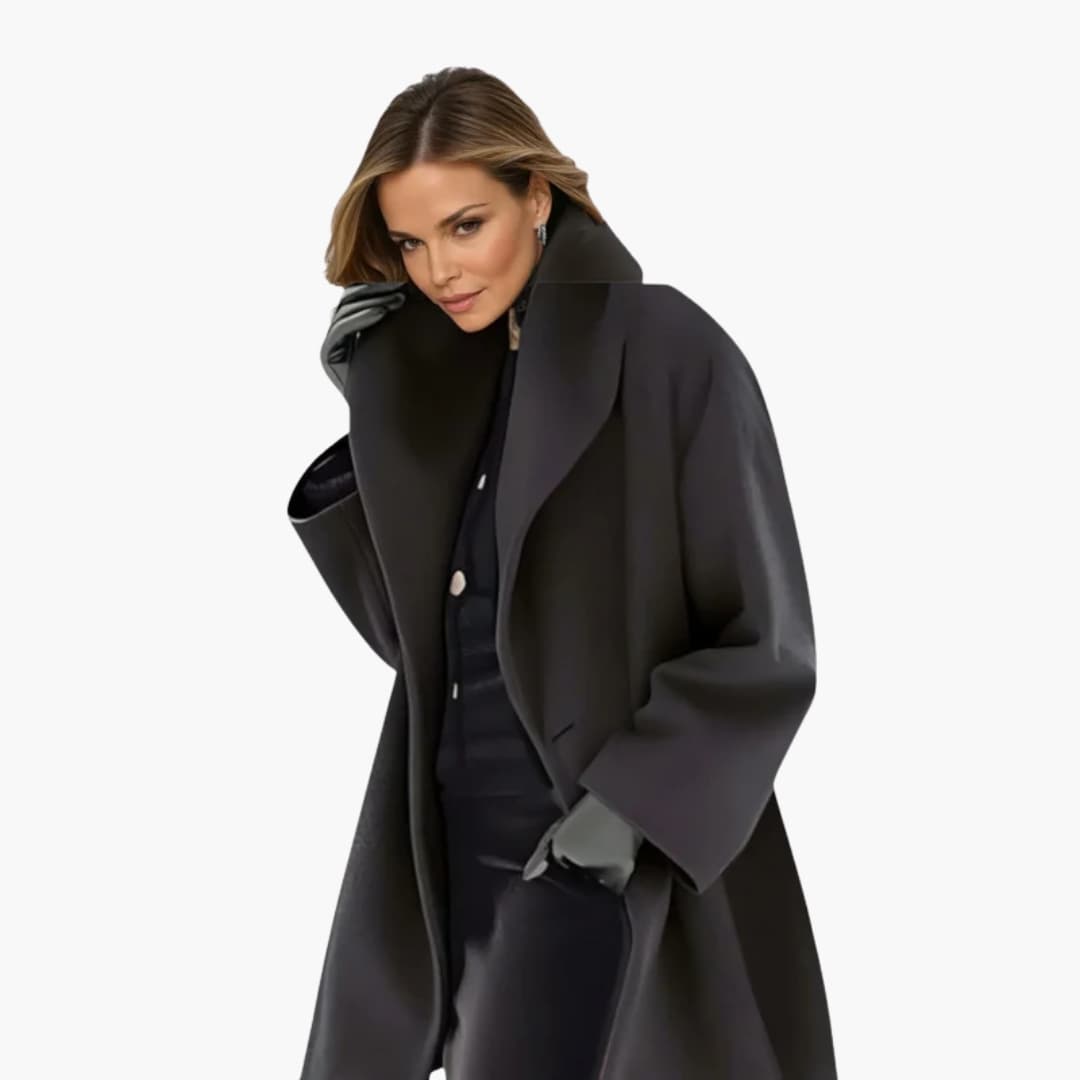 Oversized Cocoon Coat for Women