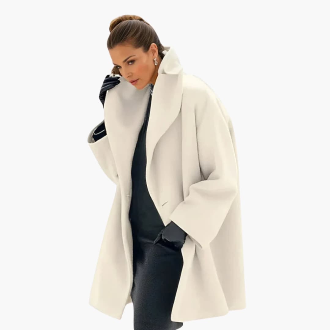 Oversized Cocoon Coat for Women