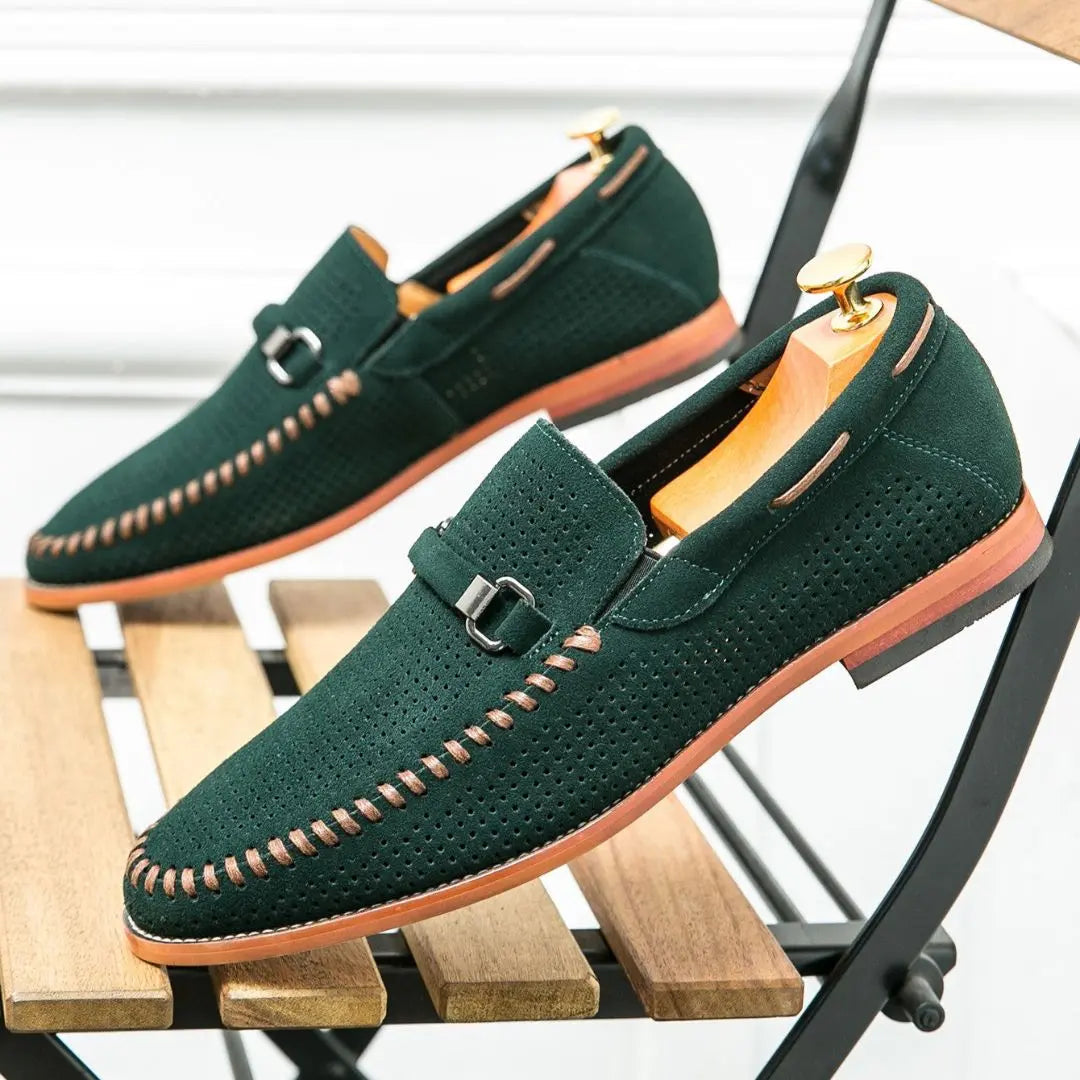 Marcel | Men’s Handstitched Suede Loafers