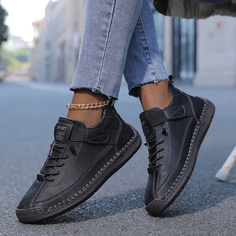 Women’s Orthopedic Slip-On Sneakers – Lightweight Supportive Walking Shoes