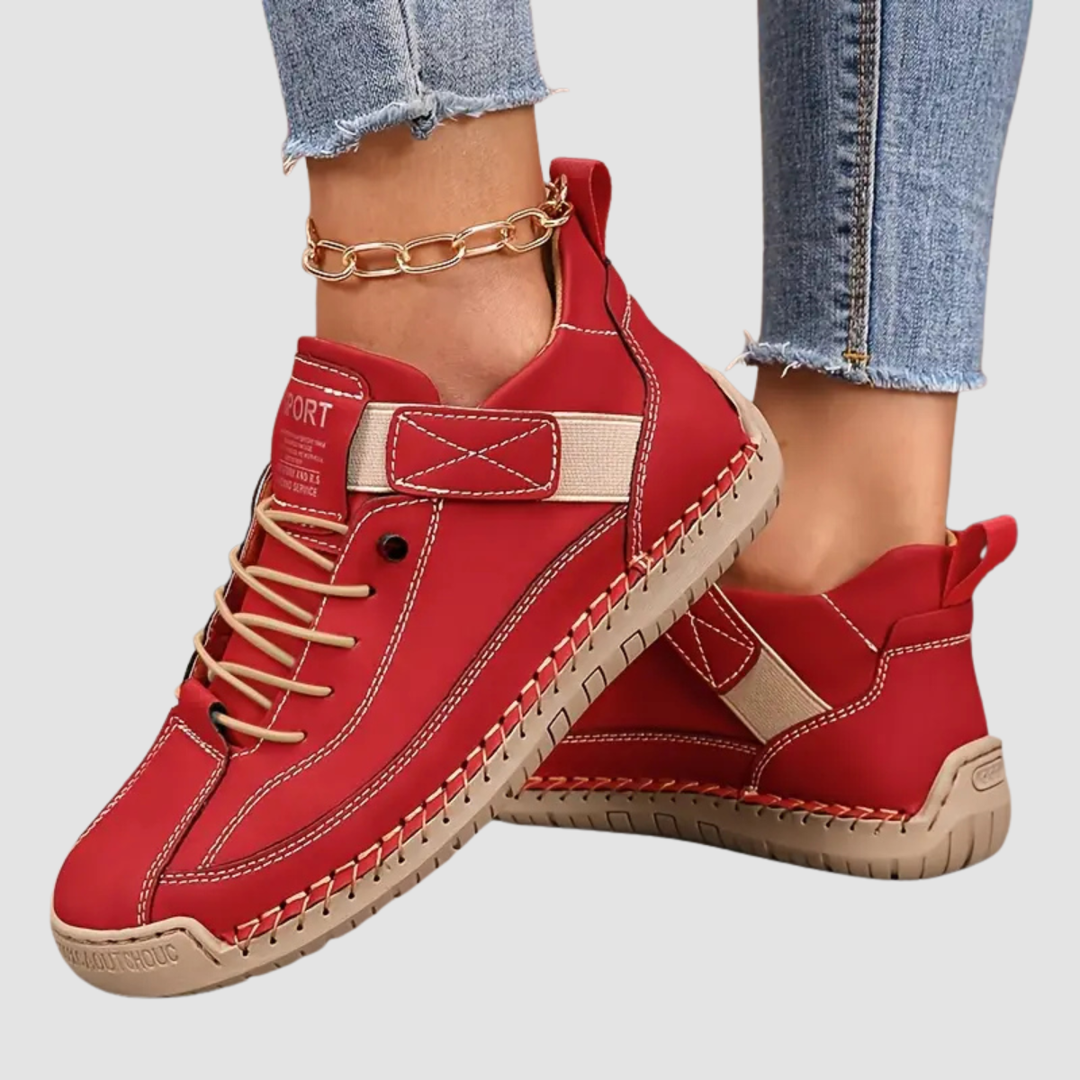 Women’s Orthopedic Slip-On Sneakers – Lightweight Supportive Walking Shoes
