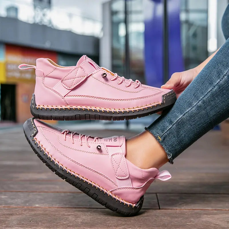 Women’s Orthopedic Slip-On Sneakers – Lightweight Supportive Walking Shoes