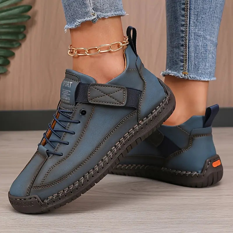 Women’s Orthopedic Slip-On Sneakers – Lightweight Supportive Walking Shoes