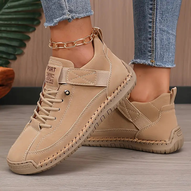 Women’s Orthopedic Slip-On Sneakers – Lightweight Supportive Walking Shoes