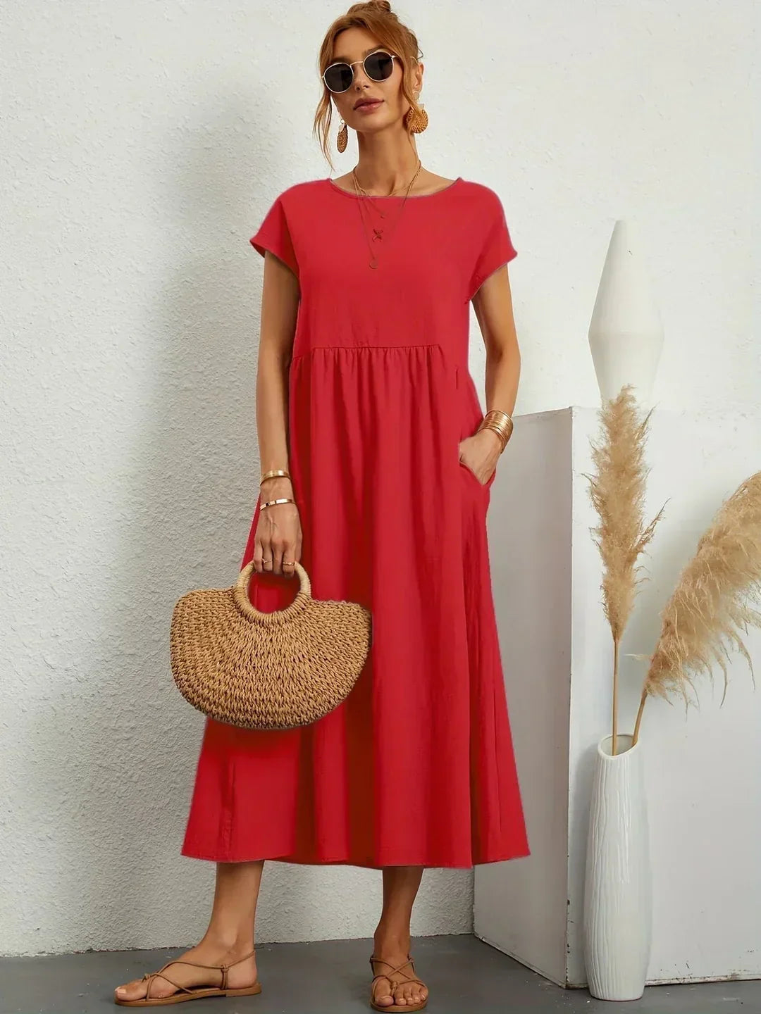 Clara - Casual Midi Dress