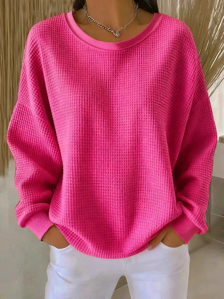 Classic Sweater for Women – Relaxed Fit Soft Everyday Jumper