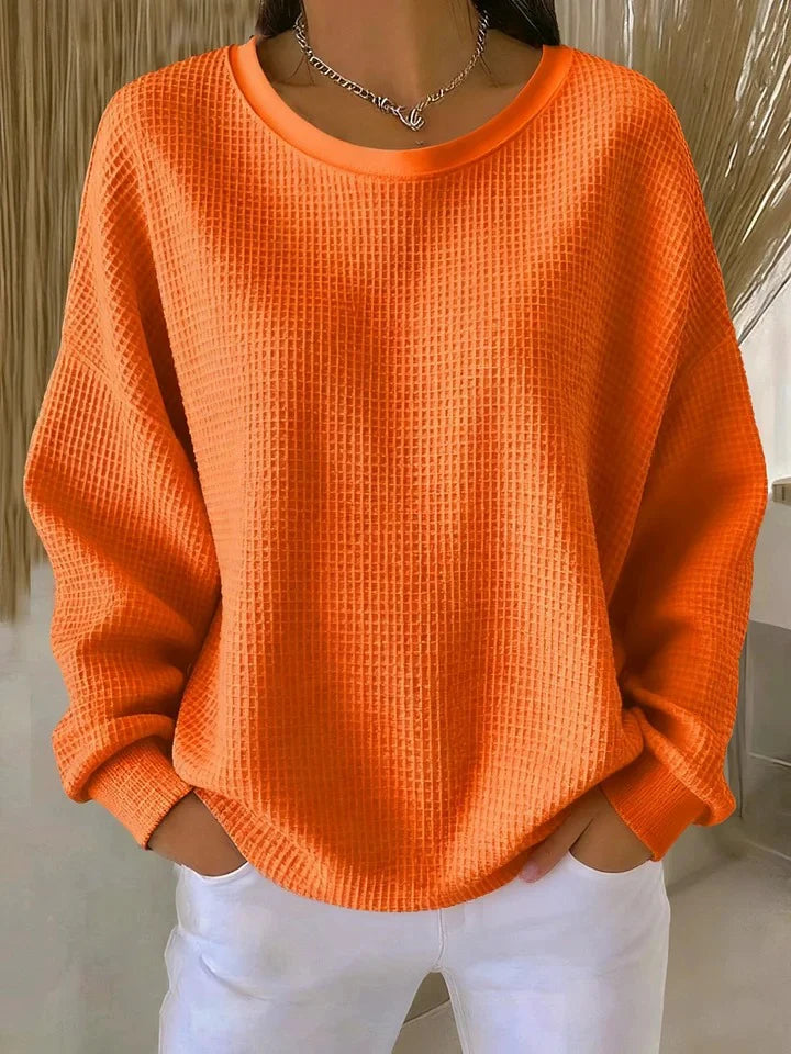 Classic Sweater for Women – Relaxed Fit Soft Everyday Jumper