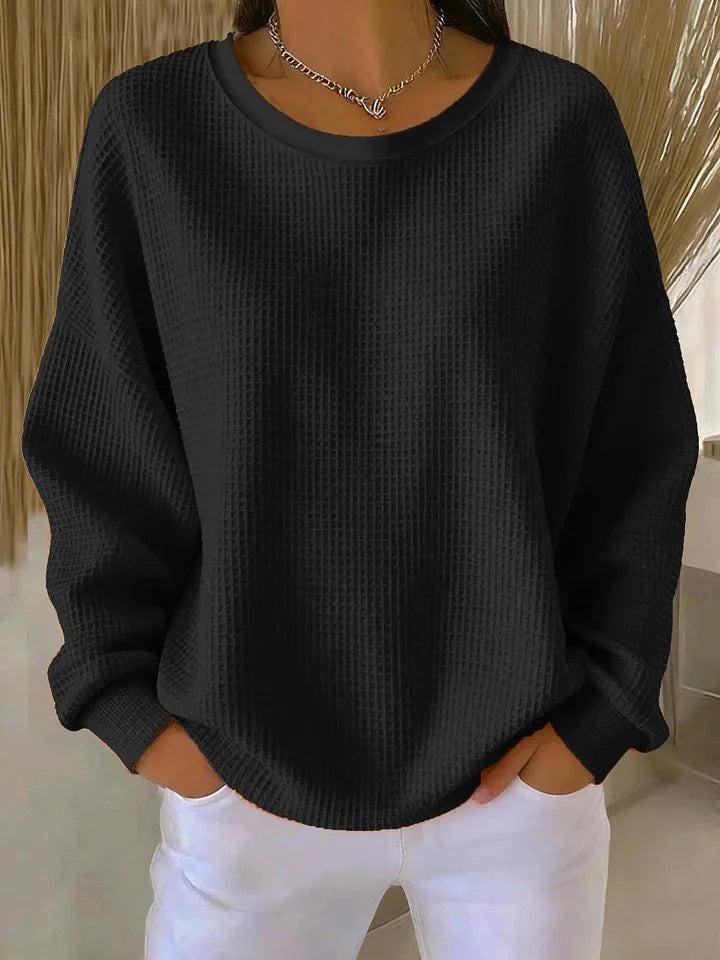 Classic Sweater for Women – Relaxed Fit Soft Everyday Jumper
