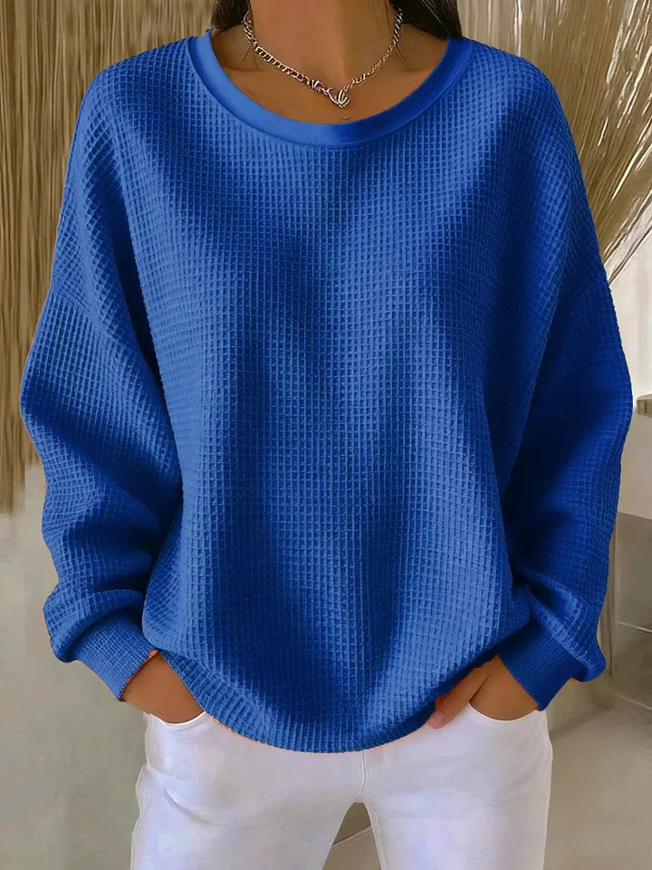 Classic Sweater for Women – Relaxed Fit Soft Everyday Jumper