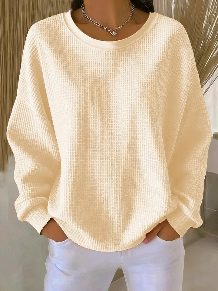 Classic Sweater for Women – Relaxed Fit Soft Everyday Jumper